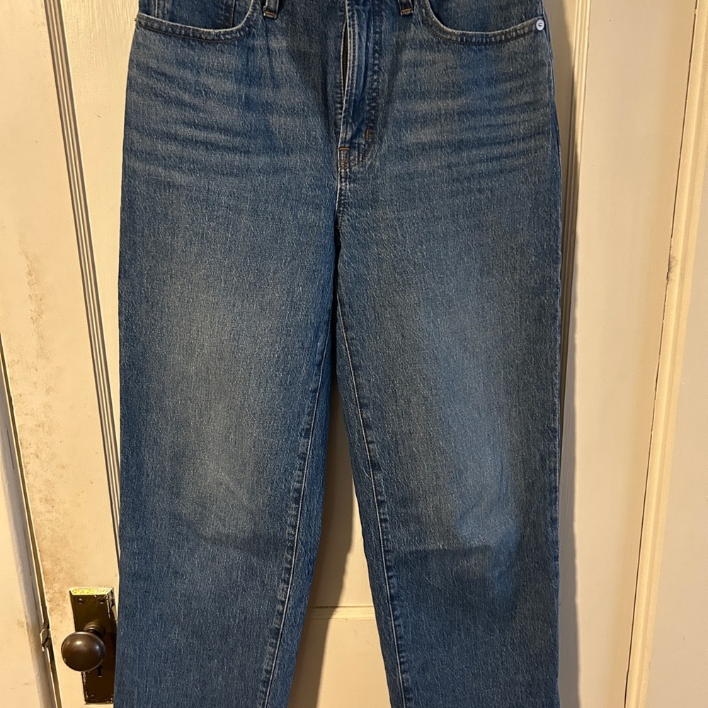 Madewell perfect vintage cropped wide leg jeans